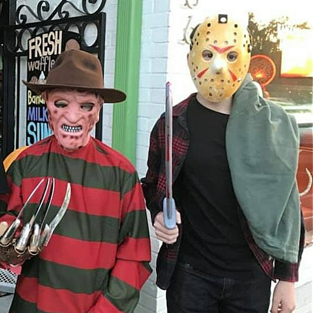 Roll Play Scary Horrific Cosplay Halloween Hockey Mask Mask